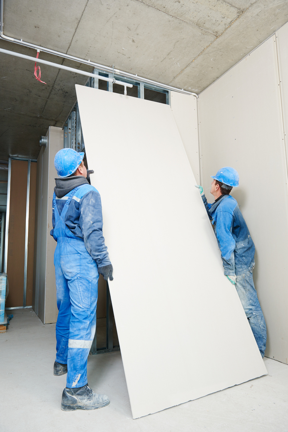 Gypsum Plaster Board Walling Installation